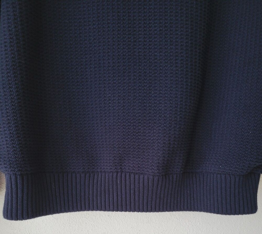 Holebrook Sweden Windproof Knit Jacket Men’s XXL Navy Full Zip Rare Archival - Picture 9 of 16